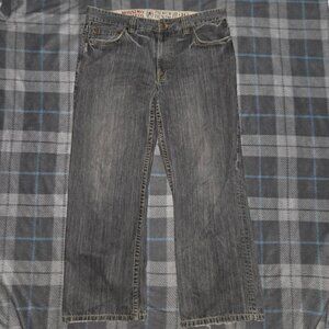 Y2k 2000s Mossimo Black Baggy Skater Grunge Denim Jeans Sz 38